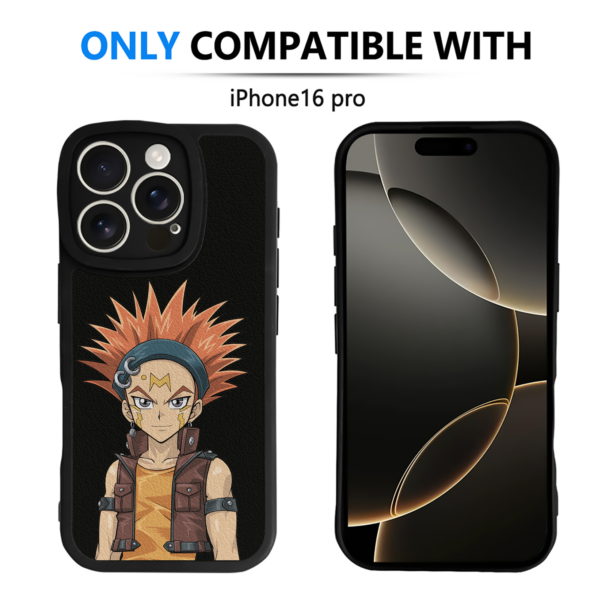 遊☆戯☆王 Yu-Gi-Oh! 【iPhone 16シリーズ対応】シリコンスマホケース（レザー調） 材質：シリコン